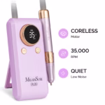 MelodySusie SM330G brezžični brusilnik za nohte – 35.000 RPM VIJOLIČEN