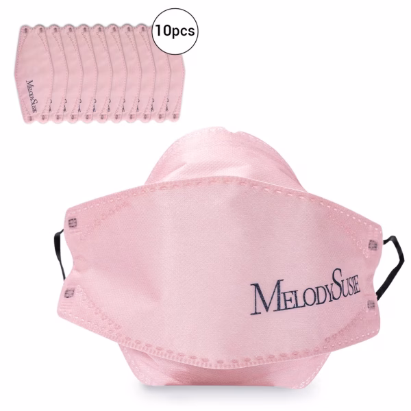 Melody Susie - Zaščitna enkratna obrazna maska/roza (pakiranje 10 kos)